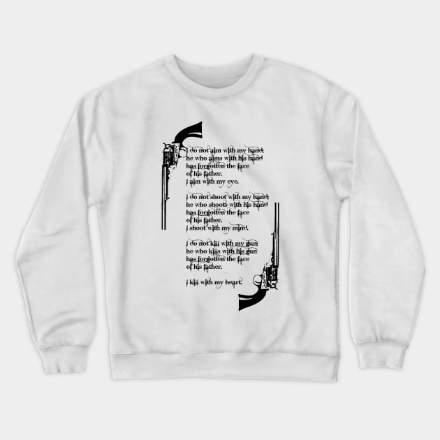 the dark tower (black) Crewneck Sweatshirt by horrorshirt